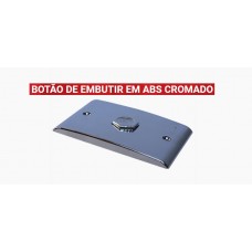 Botoeira de acionamento em ABS cromado