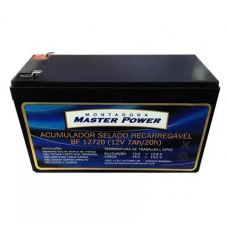 Bateria 12V 7 amperes para central de alarme Master Power