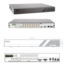 DVR STAND ALONE MOTOROLA 16 CANAIS FULL AHD  1080P